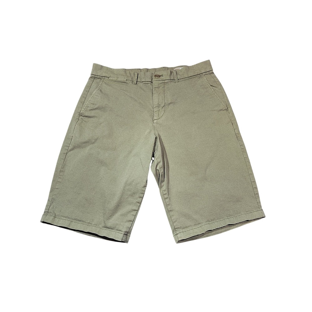 Gap Khakis Shorts 31 x11 Men Gale‎ Green 20" Chino Cotton Prep Dadcore Cabincore